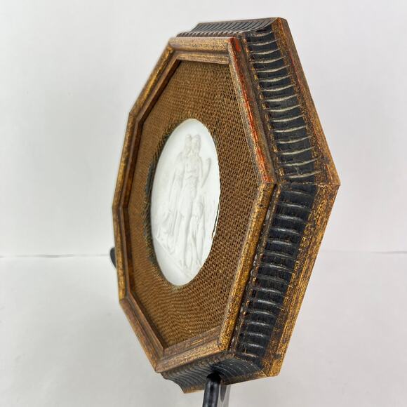 Royal Copenhagen White Bisque Porcelain Wall Plaque Relief Neoclassical - Picture 3 of 7